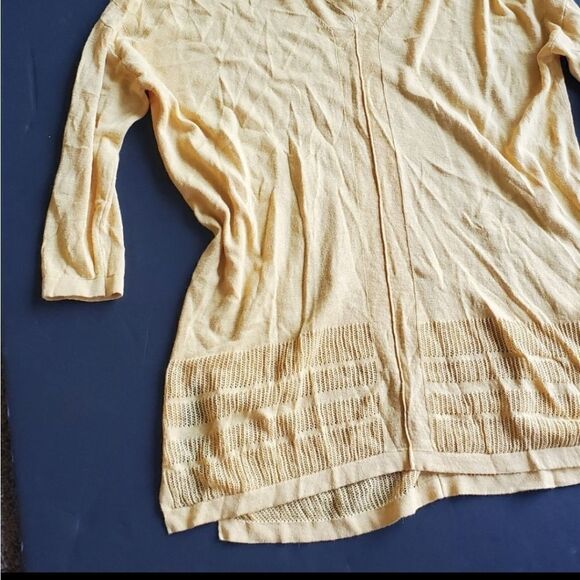 Rachel Zoe Yellow Lightweight Sweater - Picture 4 of 8